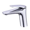 Latest Design Brass Single Hole Deck Hot Cold Water Bathroom Cabinet Washbasin Tap Featuring Ceramic Valve 5 Year Warranty