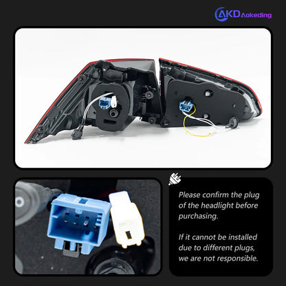 2PCS AKD Tail Lamp for VW Golf 7 Tail Light 2013-2021 Golf 7.5 Rear Fog Brake Turn Signal Automotive Accessories
