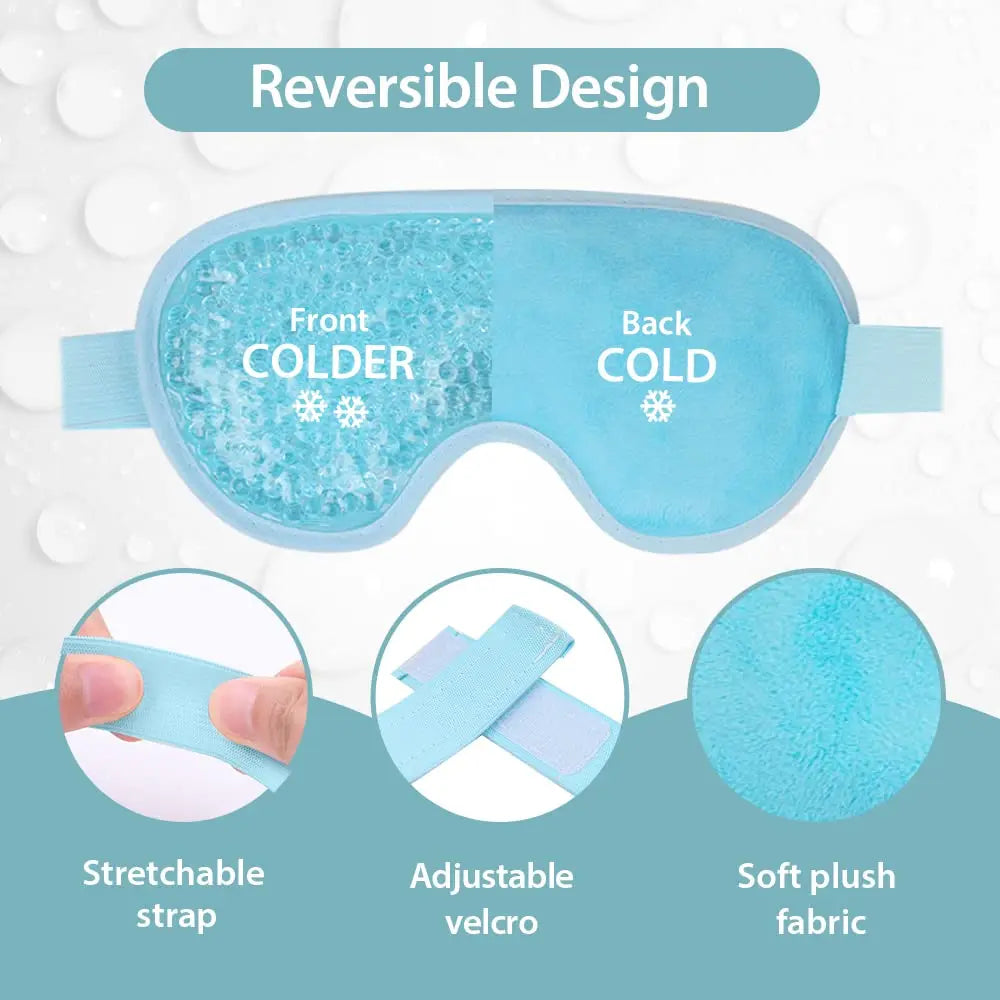 2025 New Medical Freezable Cooling Eye Mask Hot or Cold Gel Eye Compress Eye Health Supplies