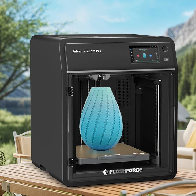 Flashforge Adventurer 5M Pro New 600mm/s Fast Speed Automatic Industrial 3D Printer High Accuracy USB Aluminum PLA 1 Year