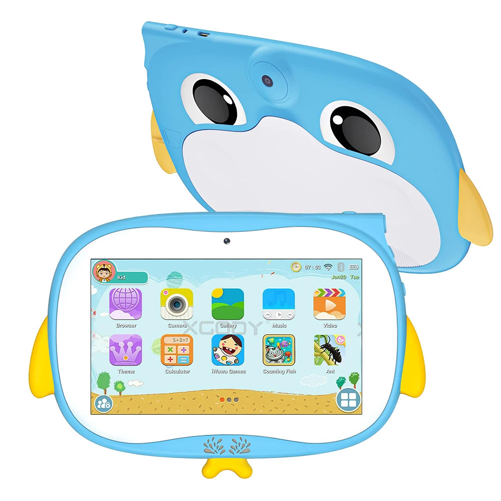 2024 New Model  Android 10 7 Inch Oem Android Tablet in Stock Wifi Tablet  Educational Tablet for Children Best Gift RAM 4+64GB