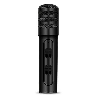 FREE Sample Professional BGN-C7 Dual Mobile Phone Karaoke Live Singing Microphone Built-in Sound Card Condenser Microphones