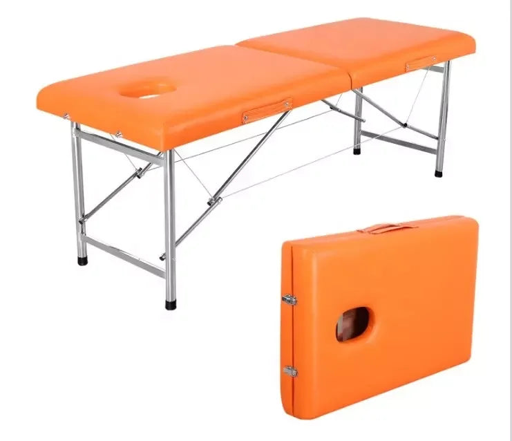 High Quality Portable Collapsible Spa Moxibustion Bed Massage Table Modern Design for Beauty & Tattoo Hot Sale Metal Material