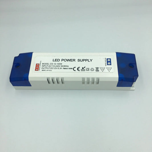 100W 12V LED Driver Single Output Switching LED Driver Supply Hagors IP20 Outdoor Power Supply Plastic Case CS-12-100W by PDG ibma