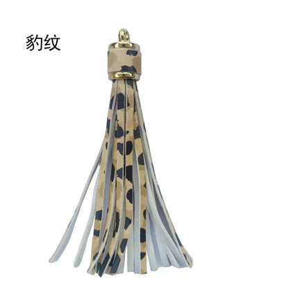 Length 10 cm Leather Tassel Artificial Leather Fringe for Festival Hangings Lantern Bag Bracelet Accessaries