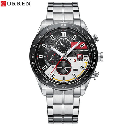 Montre Homme Curren 8410 Original Brand Fashion Men Wrist Quartz Watches Luxury Chronograph Watch
