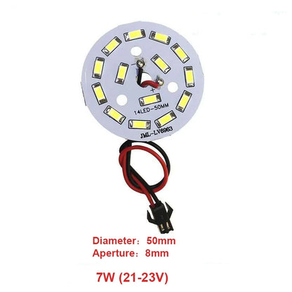 High Brightness LED 5730SMD Lamp Bead Light Board Bulb Round Transformation Light Source 3-18W 32-100MM Tile Wick Modified bulb