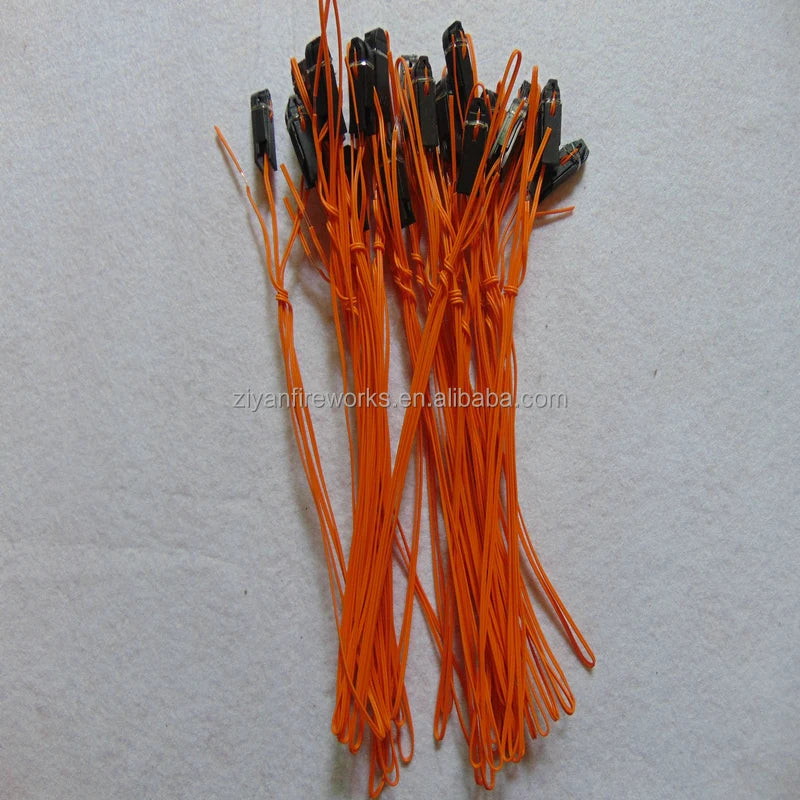 1m 100pcs Line 100cm Safety Talon Igniter Fireworks Electric Match Cake Firecrackers Parties New Year Christmas Powder Chemical