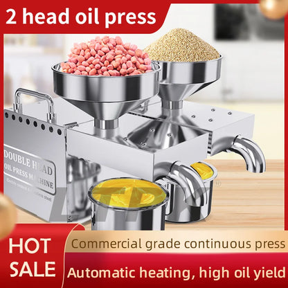B02 Full Automatic Mini Small Household Home Use Oil Extraction Making Edible Olive Oil Press Machine