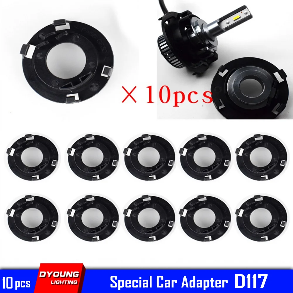 10x H7 Adapter Socket Base For Hyundai Elantra Tucson Kia K3 K6 Mistra LAVIDA Gran Auto Lighting Parts Adapters Factory D117