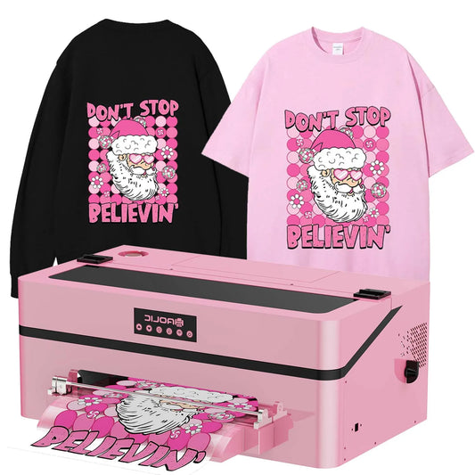 Pink XP600 A3 DTF Printer 13 Inch PET Film Transfer Machine | Sublimation Printer Alternative Mini DTF Printer Printing Machine by PDG ibma