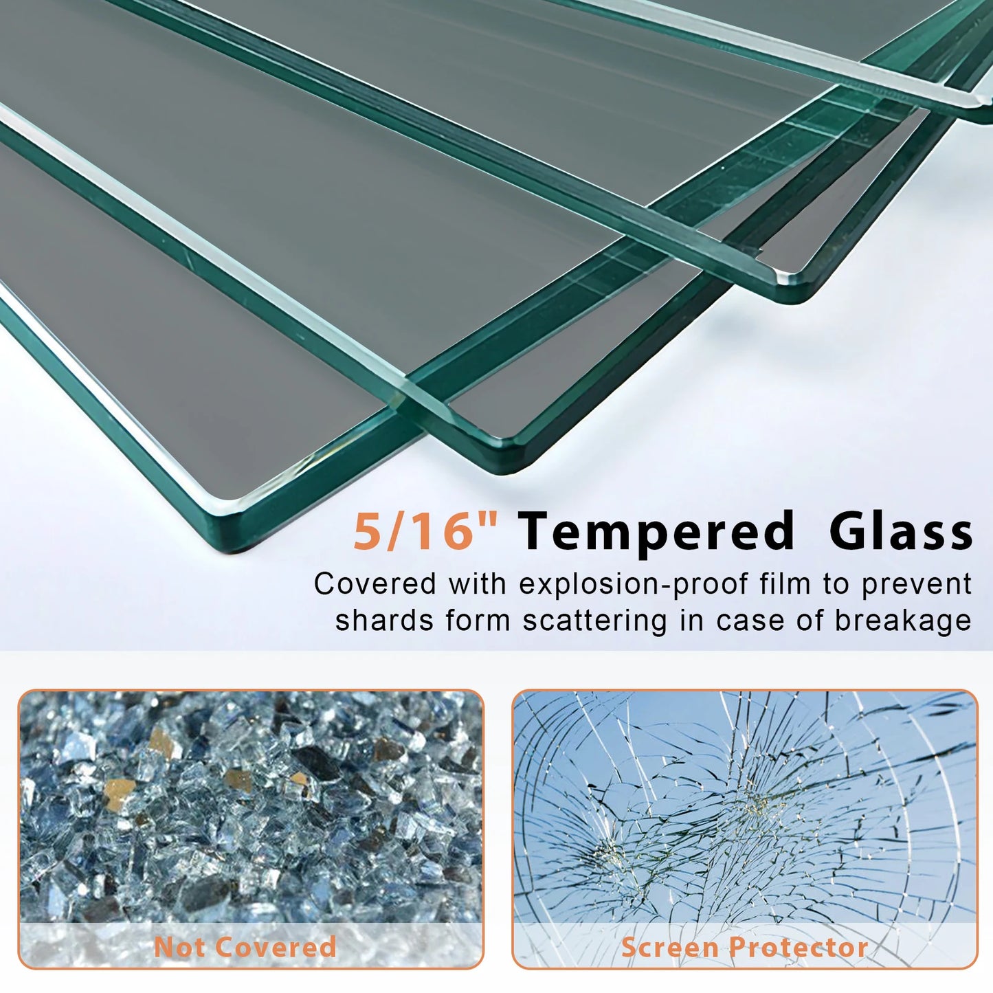 Factory Direct Sale Custom 48" X 76" Luxury Top Quality Bypass Frameless Double Sliding Glass Bathroom Shower Door