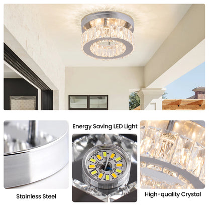 Home Decor Luxury and Modern Crystal Chandeliers Kitchen Island Lighting Fixture Modern Minimalist