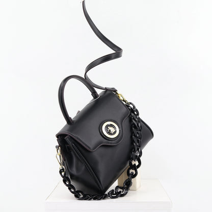 Ladysky Top Product Quality Fabric Handbag for Women Acranged Chain Head Female Bag Fashion Designer Bag with Boxes 24 cm