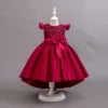 Girls Ready Made New Style Fashion Sleeveless Children Wedding Party Dresses Flower Puffy Frocks