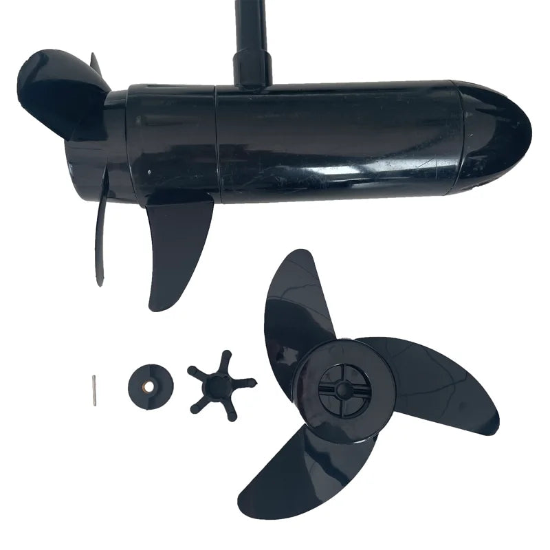 Solar Marine Outboard Electric Motor Replacement Propeller Kit Carbon Fiber 18-88lbs Fishing Boat Parts