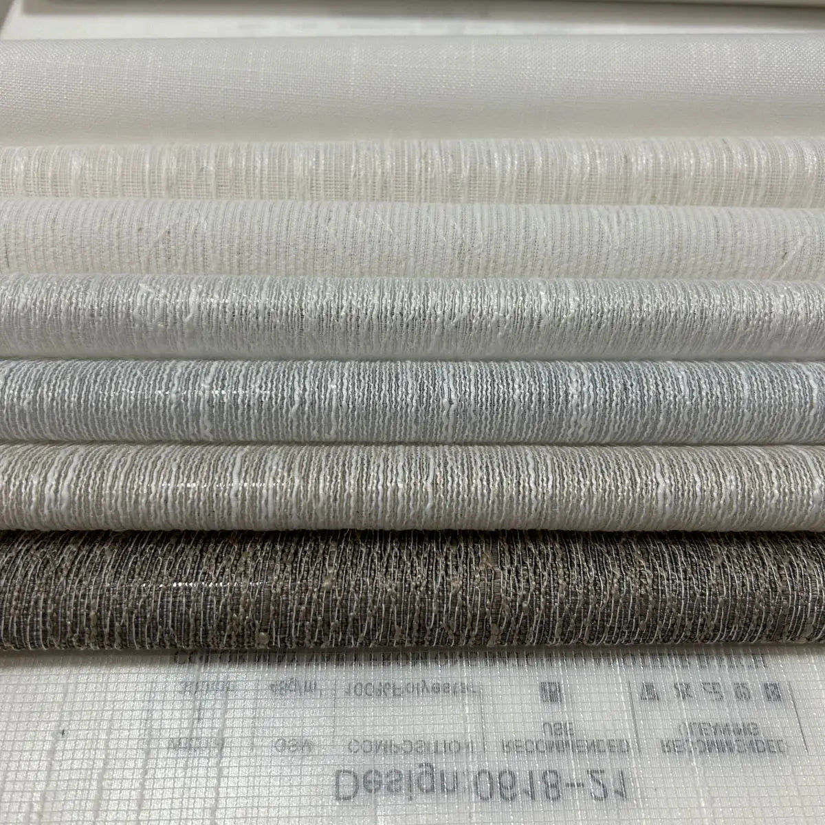 2024 New Design Dyed Slub Woven 100% Polyester Sheer Curtain More 80 Styles Stock Hotel Tulle Curtains Living Room