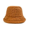 Personalized Color Unisex Fishing Caps Design Custom Furry Winter Fur Fuzzy Fisherman Cap Women Mens Bucket Hat
