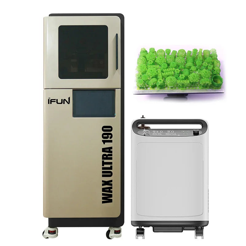 IFUN Wax Ultra 190 Professional 3D Printer PLA Material New USB Connectivity for Industrial Jewelry Casting Models