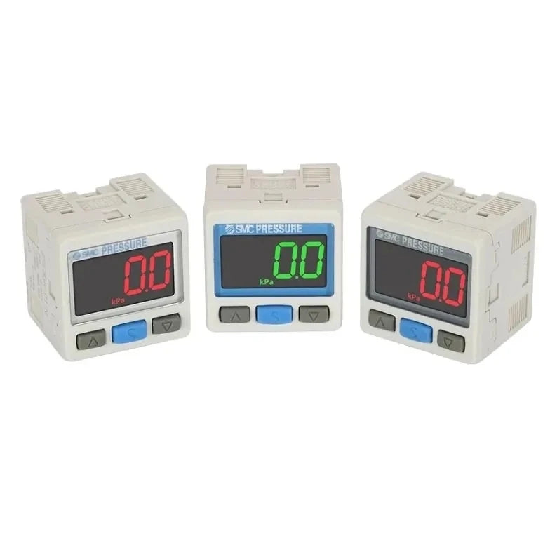 GOGO DC12-24V ISE30A-01-N-M-L pneumatic pressure switch pressure gauge 2-color display Digital pressure switch with high precision