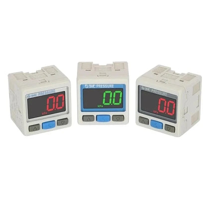 GOGO DC12-24V ISE30A-01-N-M-L pneumatic pressure switch pressure gauge 2-color display Digital pressure switch with high precision