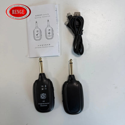 2.4G 50M Transmission Range Wireless Guitar System Built-in Rechargeable Battery 2.4G Wireless Transmitter Receiver Electronics