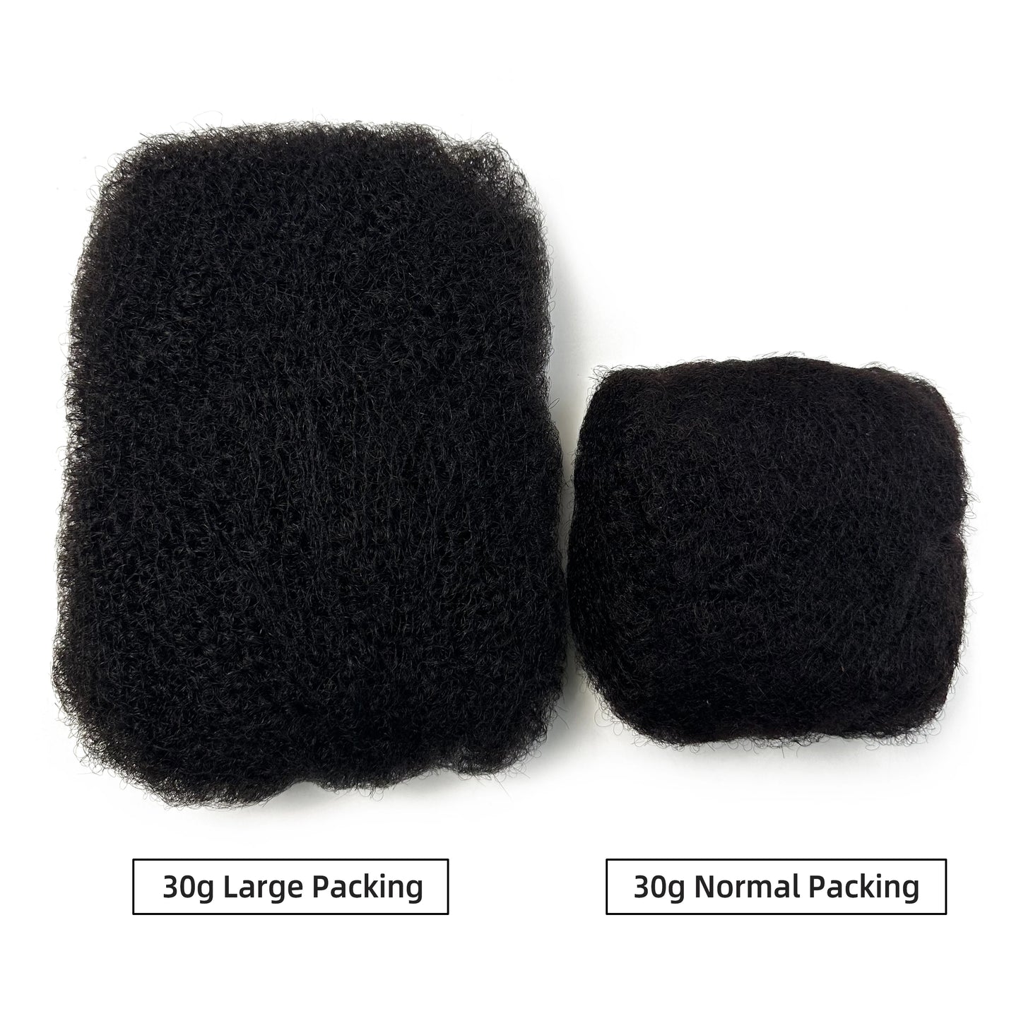 HOHO DREADS Largre Packing Cheveux Nature Wholesale Afro Kinky Bulk Human Hair for Women