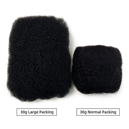 HOHO DREADS Largre Packing Cheveux Nature Wholesale Afro Kinky Bulk Human Hair for Women