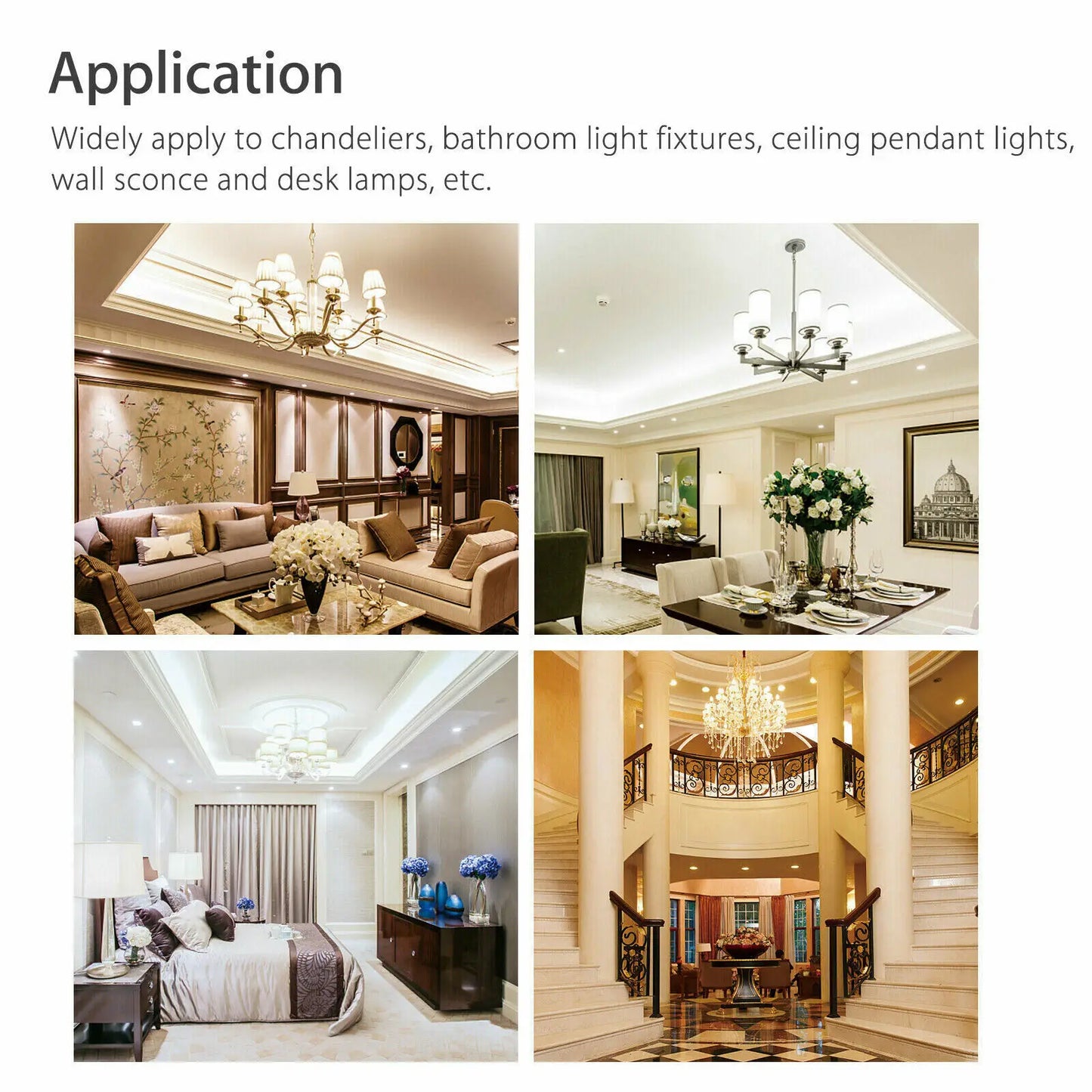 AC110V Brightness Bulb 102LEDs E11/E12/E14/E17 LED Lights Corn Bulbs 9W Replace 80W Halogen Lamp for Home House Lighting Bedroom