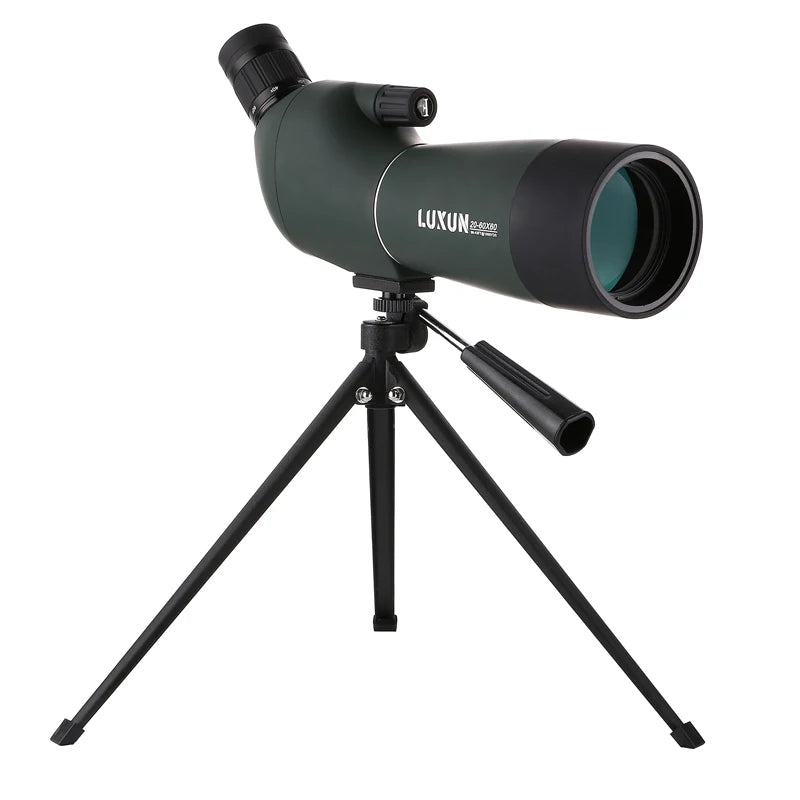 20-60x60 Spotting ScopeTelescope Portable Travel Scope Monocular Telescope with Tripod Carrying Bag Birdwatch Hunting Monocular