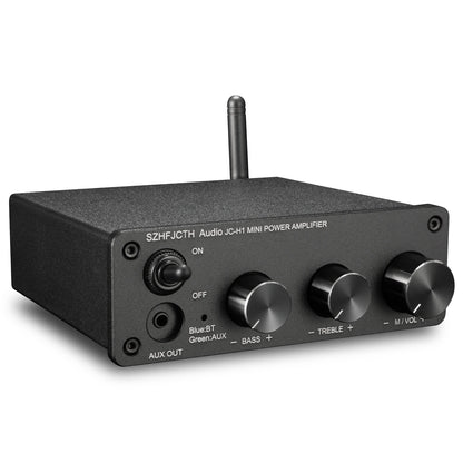 SZHFJCTH Audio JC-H1 Bluetooth 5.0 Stereo Audio Amplifier 2.0 Channel Receiver Class D  Integrated Digital Amp