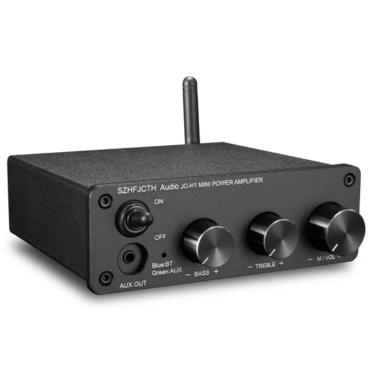 SZHFJCTH Audio JC-H1 Bluetooth 5.0 Stereo Audio Amplifier 2.0 Channel Receiver Class D  Integrated Digital Amp