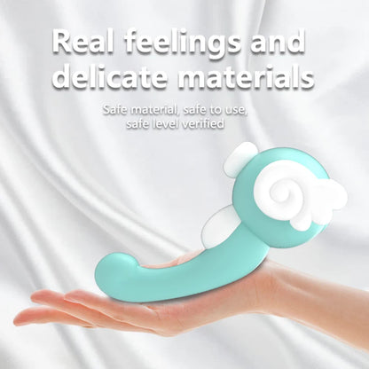 Cute Seahorse Vibrator for Women Clitoral Sucking & Vibration Toy Small Portable Design with Powerful Motor in US Stock