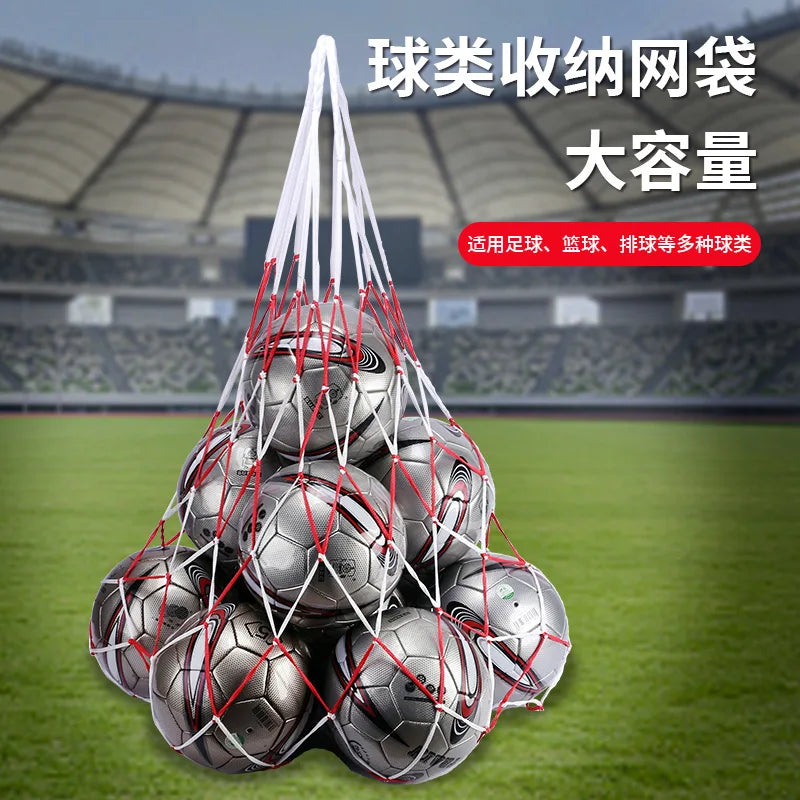 Large Capacity Basketball Mesh Bag for Easy Carrying for Sports & Entertainment