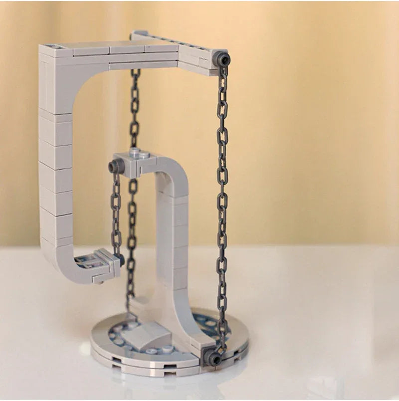 Balance Frame Suspension Technique Anti-Gravity Tension Building Block Mechanics Structure Ornaments Diy Home Decorations