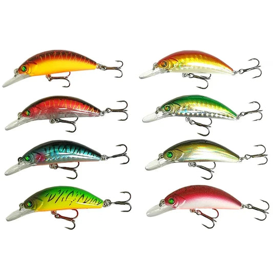 1 OUTKIT 2022 NEW Arrive Deep Water Small Lures Fishing Lure 4.7g 45mm Floating Minnow Mini Hard Bait for Perch Trout Bass by PDG ibma