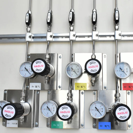 Customizable OEM Stainless Steel Pneumatic Regulator Control Panel for General Laboratory Gas Pipeline Engineering System Design by PDG ibma