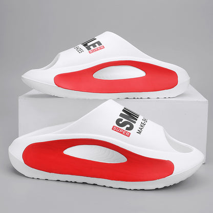 Unisex Eva Injection Sandals Flat Slip-On Slippers for Beach Bath and Indoor Use Dropshipping Recommended for Men and Women