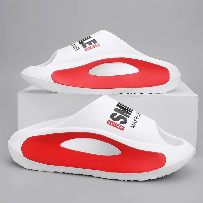 Unisex Eva Injection Sandals Flat Slip-On Slippers for Beach Bath and Indoor Use Dropshipping Recommended for Men and Women