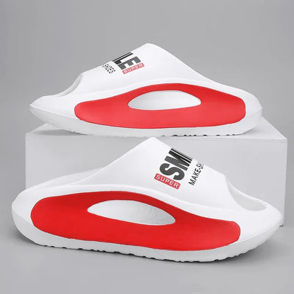 Unisex Eva Injection Sandals Flat Slip-On Slippers for Beach Bath and Indoor Use Dropshipping Recommended for Men and Women