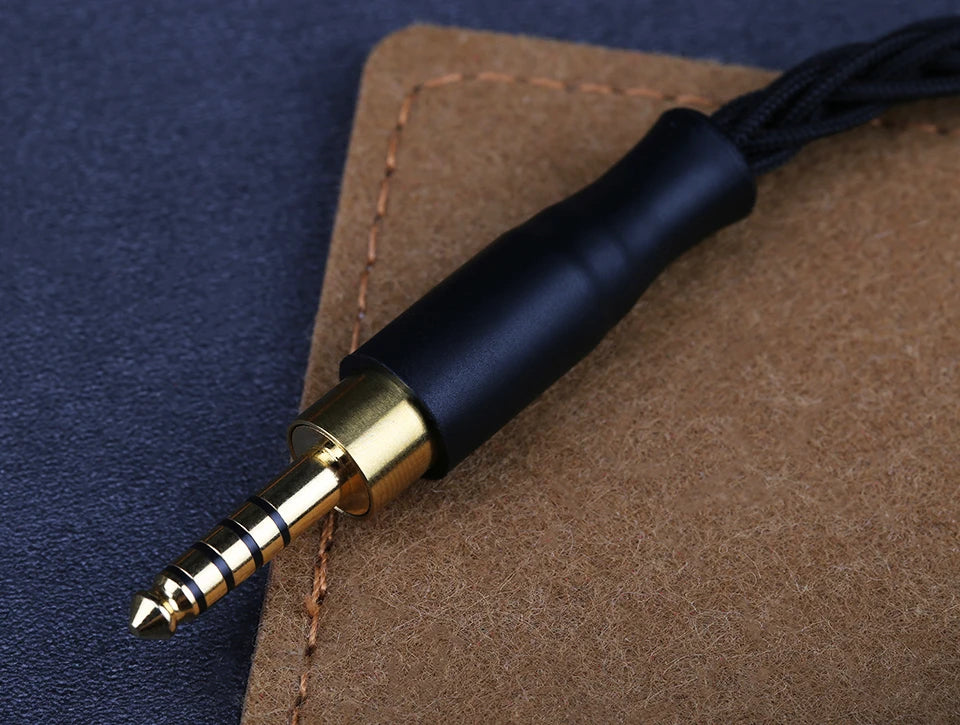 OPENHEART 8 Core High Purity Silver 4.4mm Balanced Male to 4.4mm Balanced Male Audio Adapter Cable 4.4 Male to Male Adapter