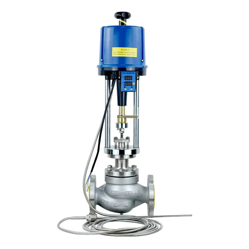 ZZWPE Type Electric Steam Temperature Control Valve Electric Temperature Control Valve with Electric Water Pressure Regulator by PDG ibma