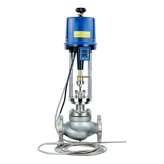 ZZWPE Type Electric Steam Temperature Control Valve Electric Temperature Control Valve with Electric Water Pressure Regulator by PDG ibma
