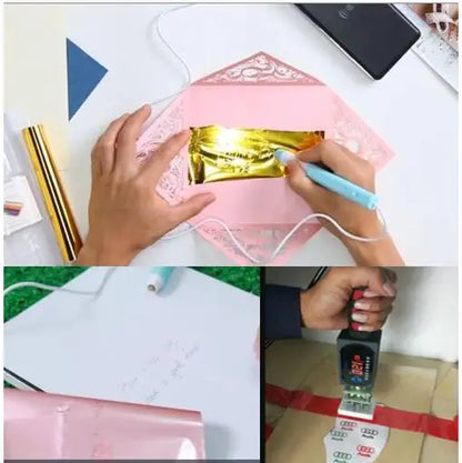 Hot Stamping Foil Transfer Printing Heat Transfer for Handbag Textile Leather t Shirt