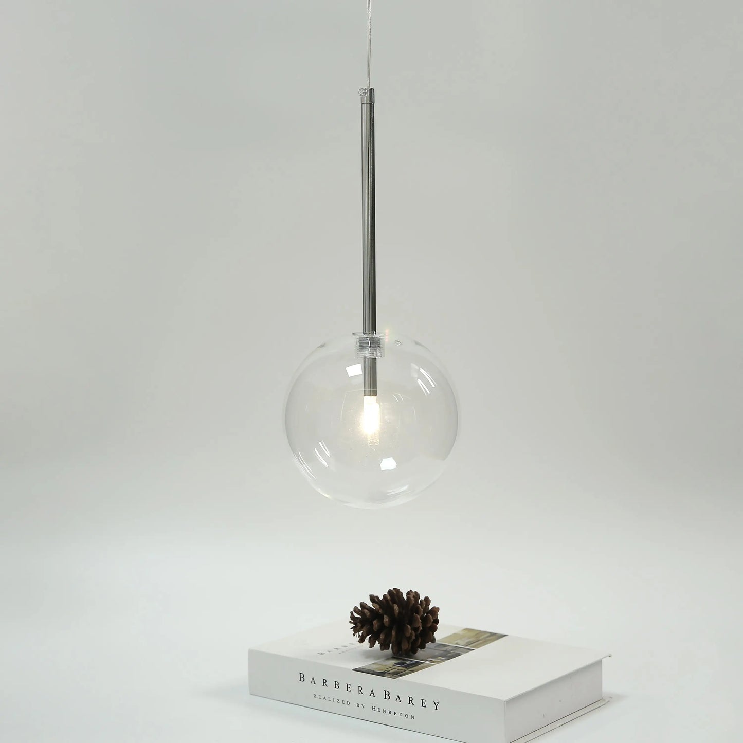 Nordic Modern Pendant Lights Creative Bubble Glass Ball Hanging Lamp for Living Room Bedroom Kitchen Lustre Suspension luminaire
