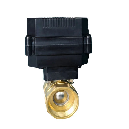 Manufacturer Supply Compact 12V 24V Motorized Actuator Electric Brass PVC Plastic Ball Valve DN50 2 Inch for Water Flow Control
