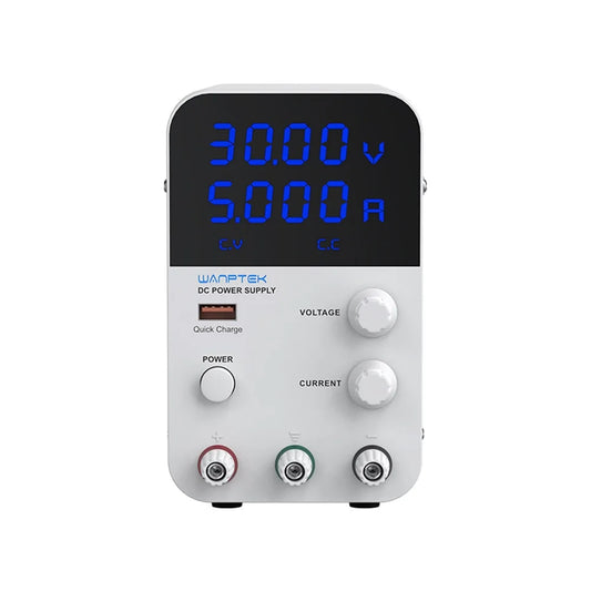 WANPTEK 30V 5A BENCH DC ADJUSTABLE POWER SUPPLY, DC POWER, REPAIR, LAB, DESIGN, SCHOOLS, ELECTROPLATE, TEST, CHARGE, GPS305D by PDG ibma