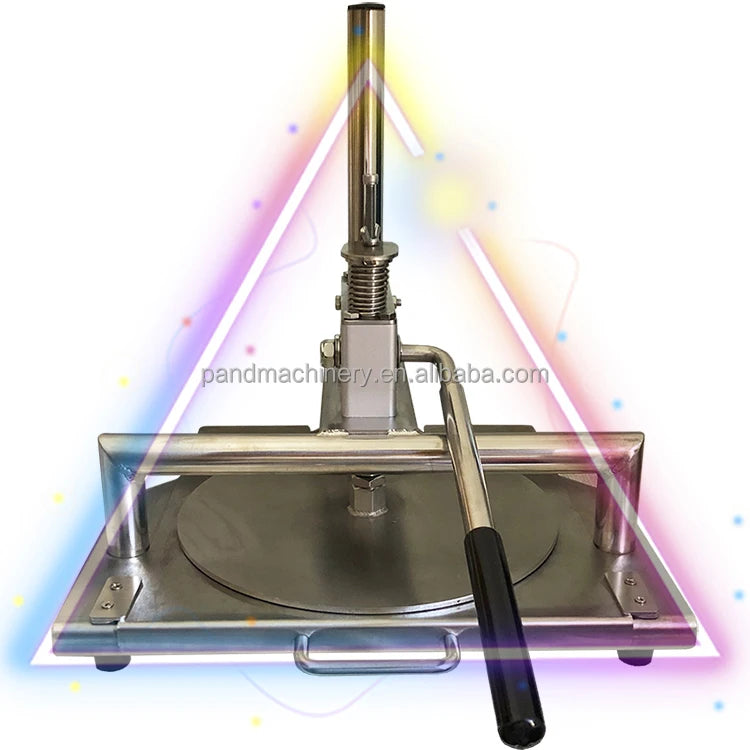Henan 20cm Manual Portable Dough Cake Press Machine with 304 Stainless Steel New High Efficiency