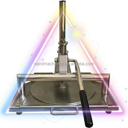 Henan 20cm Manual Portable Dough Cake Press Machine with 304 Stainless Steel New High Efficiency