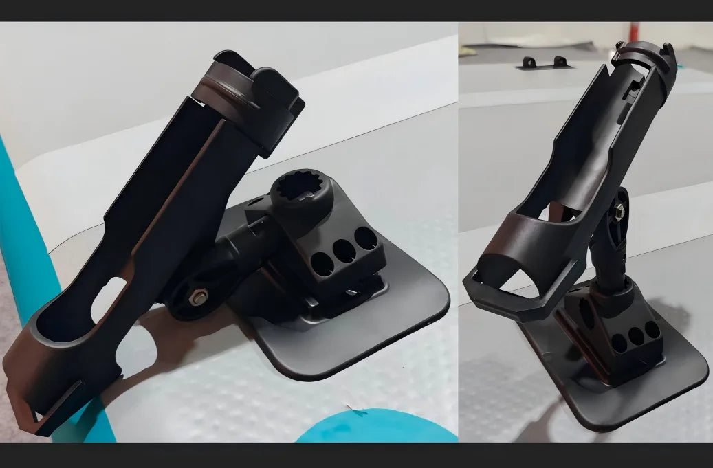 Inflatable Boat Dinghy Raft Fishing Rod Rack Holder Device Pole Pvc Sup Board Kayak Fixer Fix Mount 360 Degree